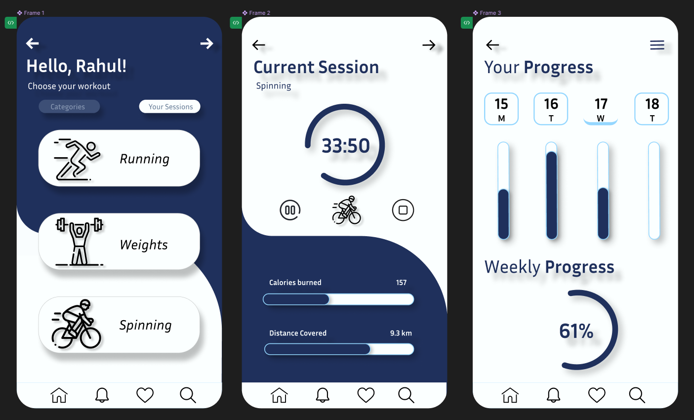 Fitness Tracking Mobile App